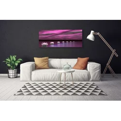 tulup.si Slika na platnu Rože narava voda rastlin 120x60 cm