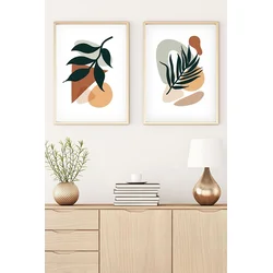 Wallity Uokvirena slika Huhu33, 50x70 cm, 2 dijela