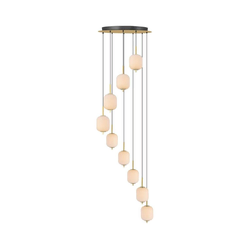 Zuma Line 003064-034749 - LED luster na sajli AKARI LED/55W/230V prečnika 63 cm zlatna