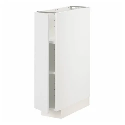 METOD Podni element s policama, bela/Stensund bela, 20x60 cm