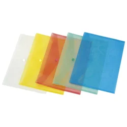 KUVERTE S GUMBOM A4 PP DONAU 8544001PL-04 PROZIRNE CRVENE