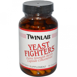 TWINLAB kapsule YEAST FIGHTERS 75KOM