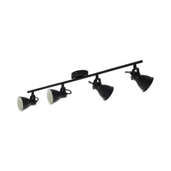 Eglo Seras 2 spot/4, led, gu10, 4x3,3w, 4x240lm, crna/čelik