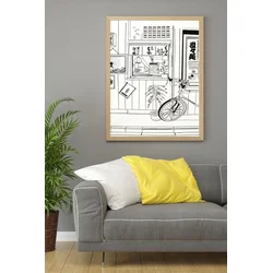 Uokvirena slika Wallity Lmnmdl23, 33x48 cm