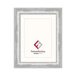 Dekoracyjna ramka boho Trizia 70 x 100 cm srebrna