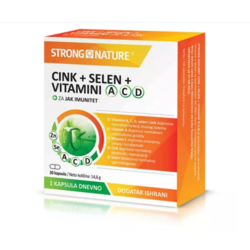 STRONG NATURE Elephant cink+selen+vitamini A, C, D 30/1