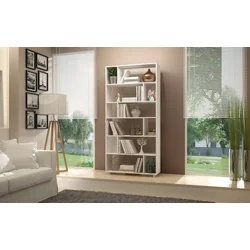 Hanah Home Polica 90x188,6x25,4cm Bela