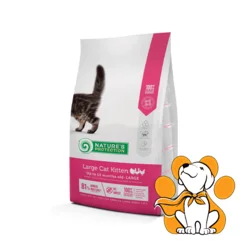 Natures Protection Large Cat Kitten 2kg, Suva Hrana Sa Piletinom i Ćuretinom