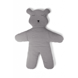Childhome Igraj odejo medved medvedek Jersey Grey 150cm