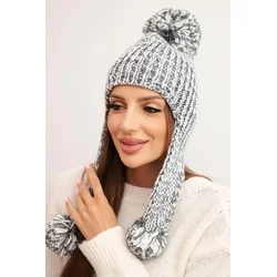 Kesi Womens earflap hat Emma K343 graphite