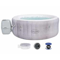 Extrastore Napihljiv SPA jacuzzi z masažo in grelnikom vode za 4 osebe Bestway 60003