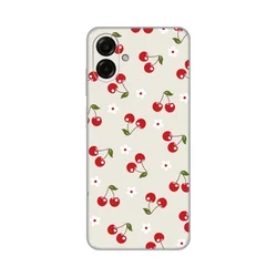 Maska za Samsung A075F Galaxy A07 Cherry and Flowers Silikonska Print