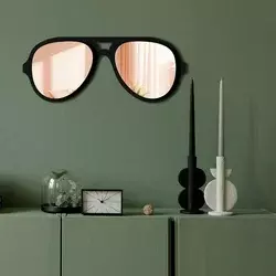 Wallity Ogledalo Ozgl508, 70x28 cm, Rose-gold