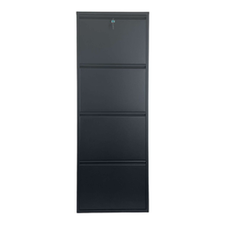 Hanah Home Cipelarnik Garda 4, 50x137x15 cm, Crni