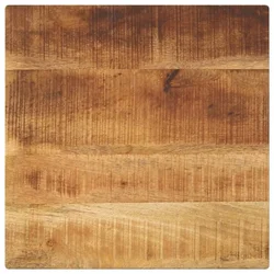 Stolna ploča 40x40x2,5 cm četvrtasta masivno grubo drvo manga