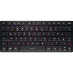 CHERRY KW 9200 MINI keyboard Universal USB + RF Wireless + Bluetooth QWERTZ German Black (JK-9250DE-2)