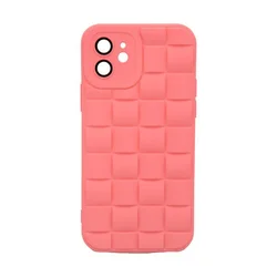 Maska za telefon 3D WALL za Iphone 12 roze, Roze