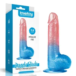 Dildo s priseskom Dazzle Studs Lovetoy 19,1 cm