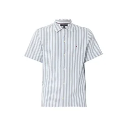 TOMMY HILFIGER Srajca svetlo modra/črna/bela