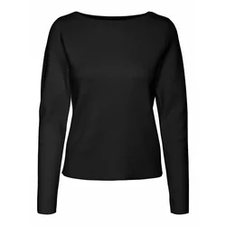 VERO MODA Majica Gold Needle, črna