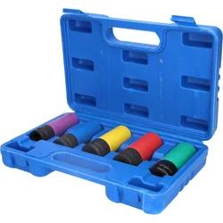 Brilliant Tools Set kovanih gedora za alu felne, 5 komada, Srebrne boje