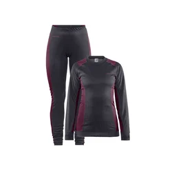 Craft CORE DRY BASELAYER SET W, žensko perilo, siva 1909706