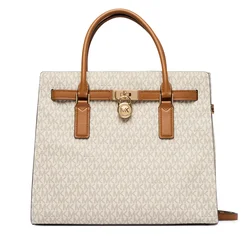 Ročna torba MICHAEL Michael Kors 30F5GNXS3B Kremna
