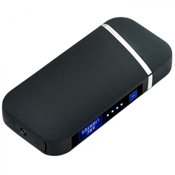 Električni upaljač s USB punjenjem LI-25731 - Crna / Mat KP25731