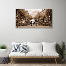 tulup.si Slika na platnu River bike tree landscape 100x50 cm