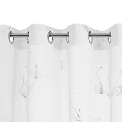 Zavesa Hessa 1x140x300 sreb/bela ( 5090801 )