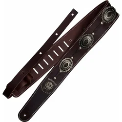 Richter Motörhead Concho Strap Usijni kitarski pas Brown/Old Silver