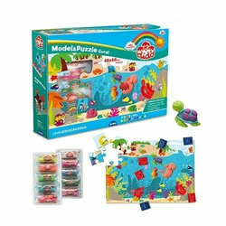 Plastelin in puzzle Morski svet