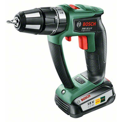 BOSCH Vibraciona bušilica-odvrtač PSB 18 LI-2.1 Ergonomic - 06039B0300  Akumulatorska, 18 V, 2,5 Ah, Dve
