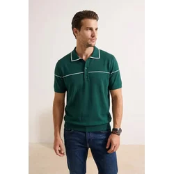 Trendyol Muška majica Tmnss26Ts00019, Zelena