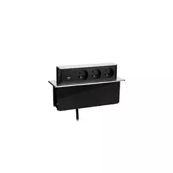 Solight PP126C-PD20 - Stub sa utičnicama za radnu ploču stola, 3x230V + USB-A + USB-C