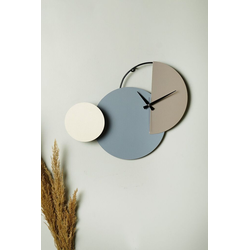 Wallity Zidni sat Myk2097-20, 47x31 cm, Plavo-bež