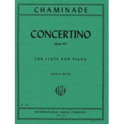 CHAMINADE C.:CONCERTINO POUR FLUTE OP107