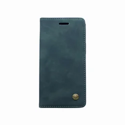 Maska za telefon LEATHER RETRO FLIP za Iphone 12 Pro Max (6.7), Plava