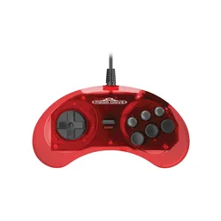 Krmilnik Retro-Bit SEGA Mega Drive - Crimson Red (MD)