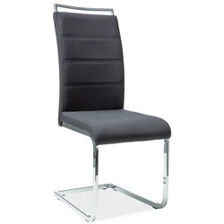 CASARREDO Oblazinjen jedilni stol H-441 črna snov