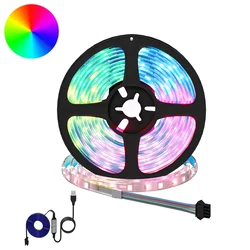 LED traka 12 kom. Crna i prozirna Bakar i plastika
