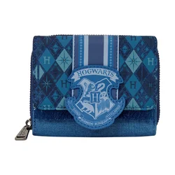 Trodelna denarnica Loungefly Harry Potter Hogwarts Denim (HPWA0191)