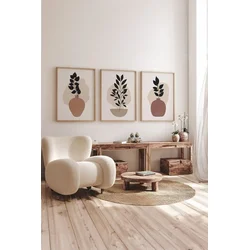 Wallity slika 3Dartsoho53, 3 dijela, 33 x 48 cm