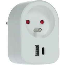 RETLUX RPC 70 WH Zás. z 2xUSB, 5V/2100mA