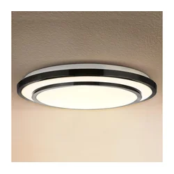 Brilagi-LED prigušiva svetiljka LUCIANO LED/48W/230V 3000-6500K prečnik 39 cm crna+daljinski upravljač