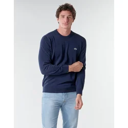Lacoste Pulover AH1985-166 Mornarsko modra Regular Fit