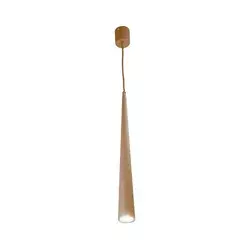 Ondaluce - Luster na sajli NOA 1xGU10/20W/230V O 5,5 cm zlatna