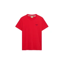 Superdry & Co Majica Essential rdeča