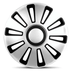 AutoStyle Pokrovi platišč Silverstone Silver/Black 16 AKCIJA