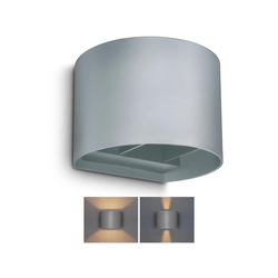 Brilagi - LED spoljašnje zidno svetlo RONDO LED/6W/230V siva IP54